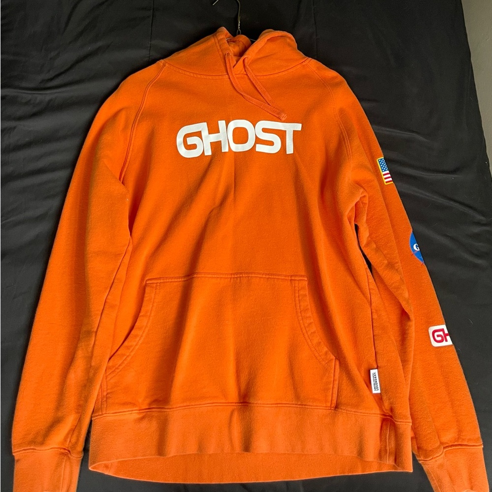 Ghost Space Orange Hoodie | NASA inspired
